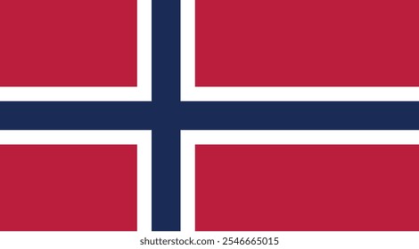 Noruega Bandeira Ilustração Premium Qualidade Alta Resolução 300DPI