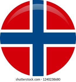 Norway flag, official colors and proportion correctly. National Norway flag.
