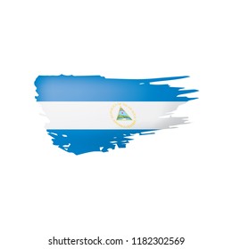 Norway flag, vector illustration on a white background.