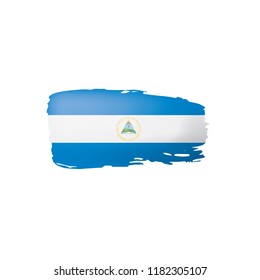 Norway flag, vector illustration on a white background.