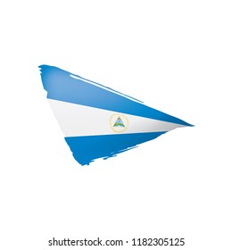 Norway flag, vector illustration on a white background.