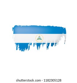 Norway flag, vector illustration on a white background.