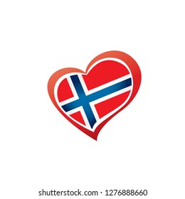 Indicador de Noruega, ilustración vectorial en fondo blanco