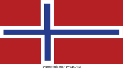 Norway Flag Vector – Official Norway Flag With Original Color and Size Proportion