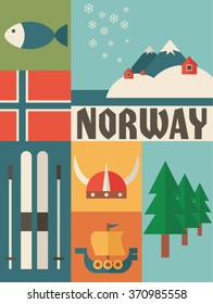 norway icon set