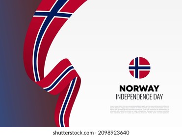 Norway Independence Day Background Banner Poster For National Celebration On May 17 Th.