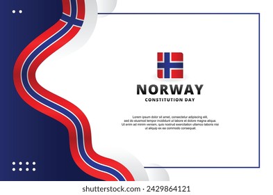 Noruega Día de la Independencia Celebra el Diseño