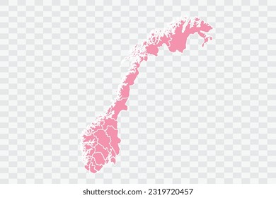 Norway Map Rose Color Background quality files png