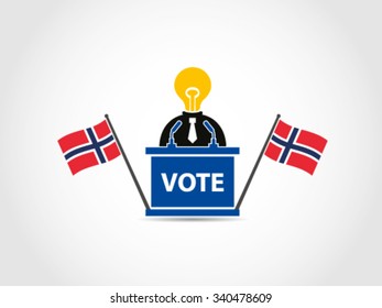 Norway Podium Speech Lack Of Idea Politician