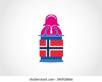 Norway Podium Speech Woman Politician