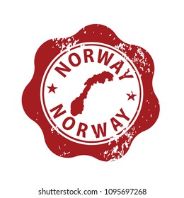 Norway rubber stamp