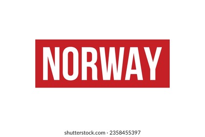 Norway Rubber Stamp Seal Vector