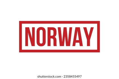 Vector de sellos de goma de Noruega
