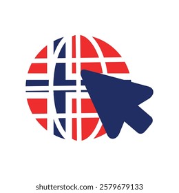 Norway search world flag icon