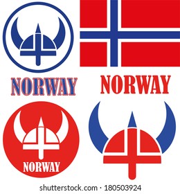 Norway. Vector Illustration