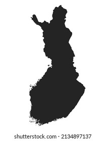 norway vector map. high detailed isolated geographic template of north european country