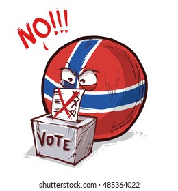norway voting no
 
