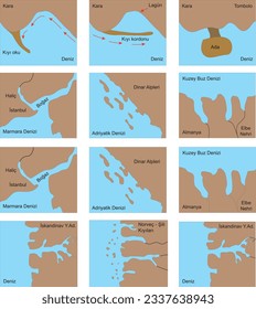 Norway-Chile Coast, Sea, Lake, Hill, Plain, Plateau, Coğrafya, Yer Şekilleri, Şekil, Görsel, Volkan, Dağ, Göl, Akarsu, Tabaka, Katman, Yer, Vadi, Nehir, Plato, Ova, Yanardağ, Kıyı, Norveç, Şili Kıyı