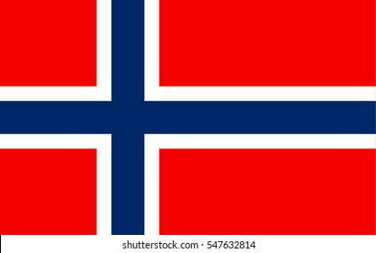 Norwegian Flag Vector