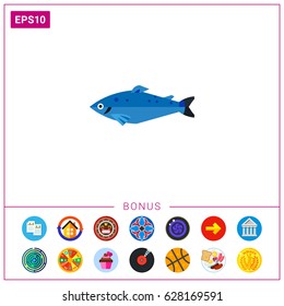 Norwegian salmon icon