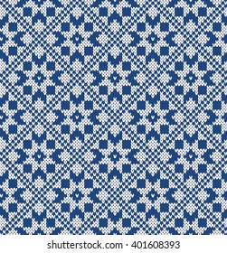Norwegian Seamless Knitting Pattern
