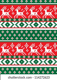 Norwegian seamless pattern