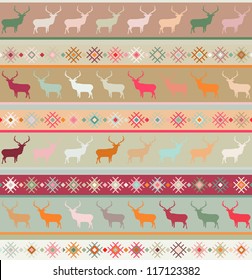 Norwegian seamless pattern. And also includes EPS 8 vector