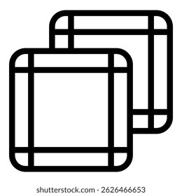 Nose handkerchief icon. Outline nose handkerchief vector icon for web design isolated on white background