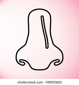 Nose icon.