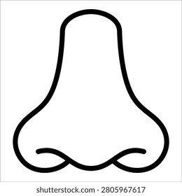 Nose Icon Element For Design