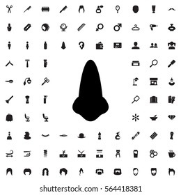nose icon illustration isolated vector sign symbol