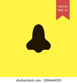 nose. nose icon. sign design. Vector EPS 10.