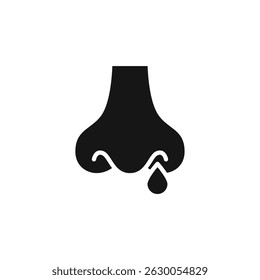nose icon. nose Symbol sign for mobile concept and web design. Vector icon, Logo illustration, Vector graphics