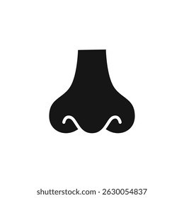 nose icon. nose Symbol sign for mobile concept and web design. Vector icon, Logo illustration, Vector graphics