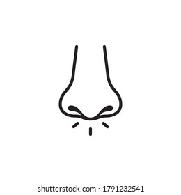Nose Icon In Trendy Design Vector Eps 10