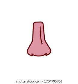 Nose icon vector design template