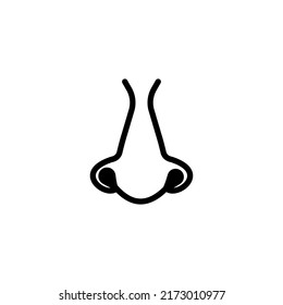 nose icon vector design templates 