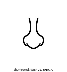 nose icon vector design templates 