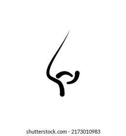 nose icon vector design templates 