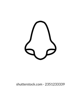 nose icon vector design templates 