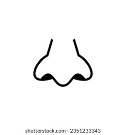 nose icon vector design templates 