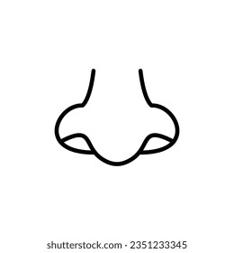 nose icon vector design templates 