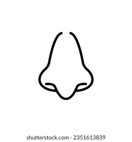 nose icon vector design templates 