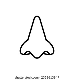 nose icon vector design templates 