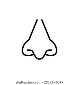 nose icon vector design templates 
