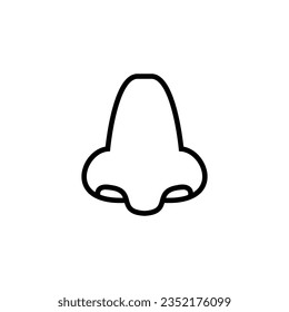 nose icon vector design templates 