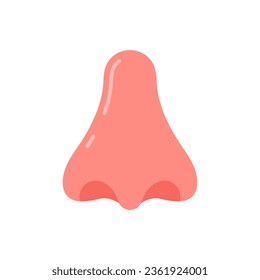 Nose icon in vector. Illustration