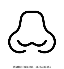 Nose Icon Vector Symbol Design Illustration