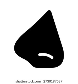 Ilustración de diseño de símbolo de Vector de icono de nariz