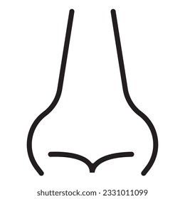 nose icon vector template illustration logo design